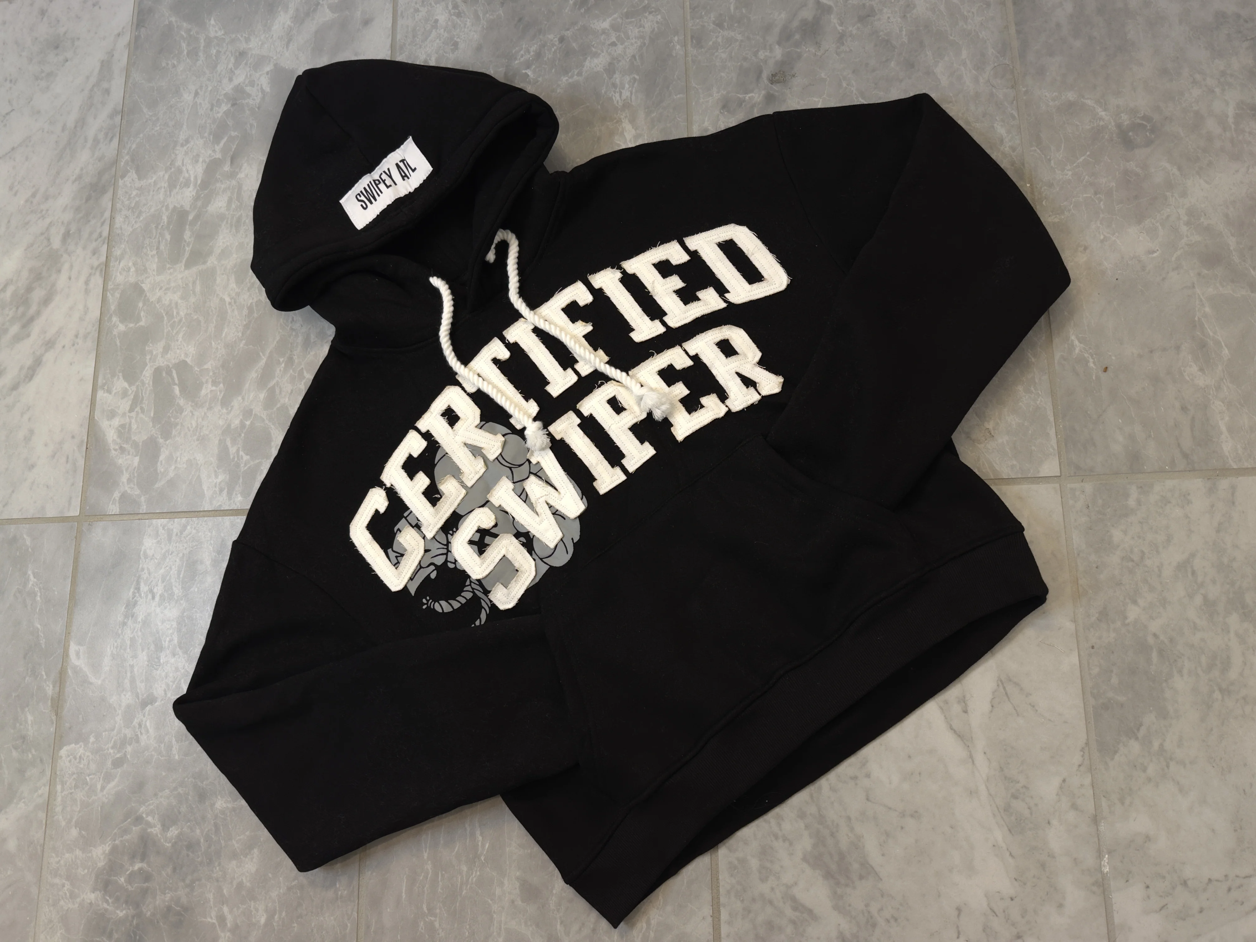 Black Certified Swiper Hoodie - Image 5