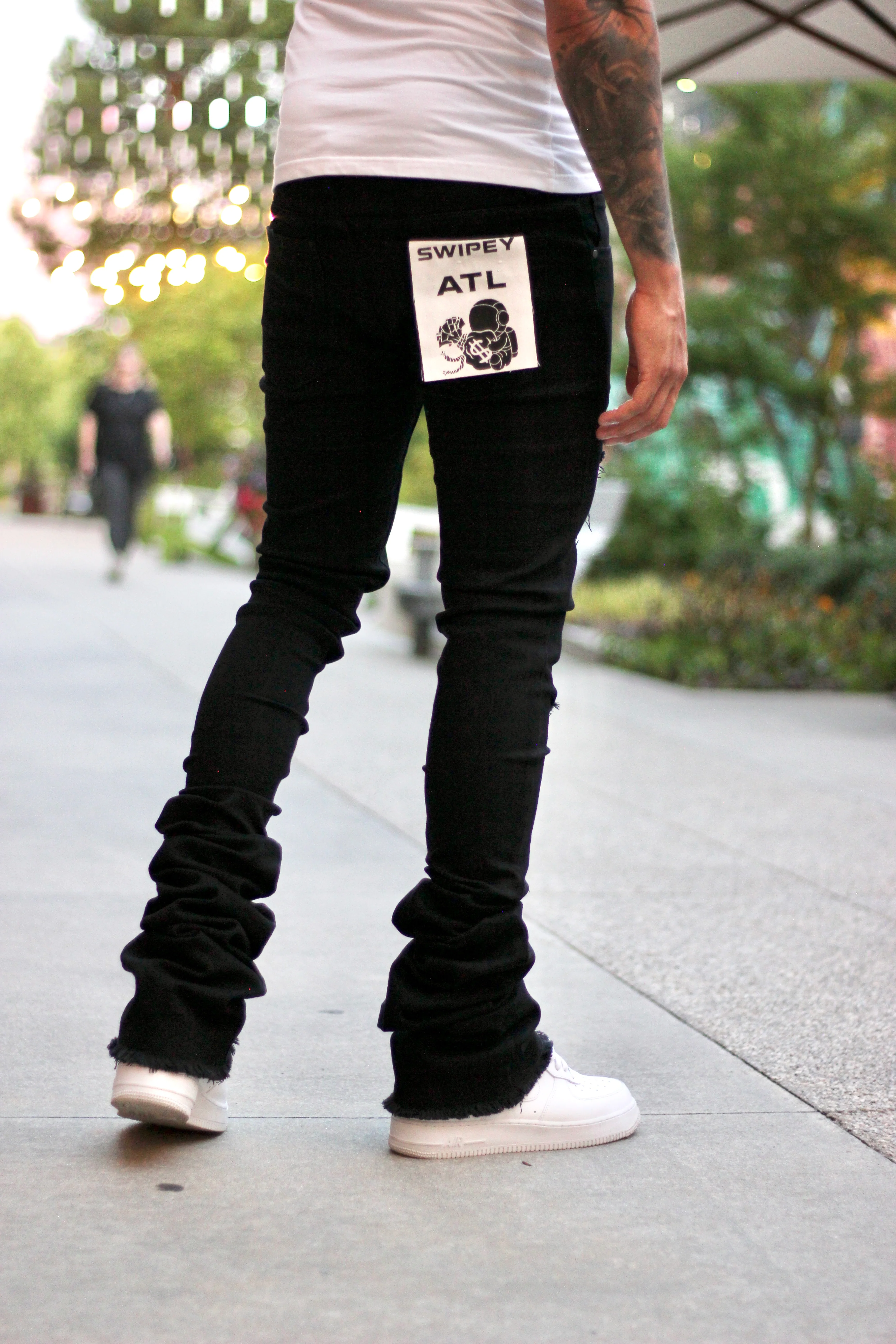 Black Swipey Denim - Image 5