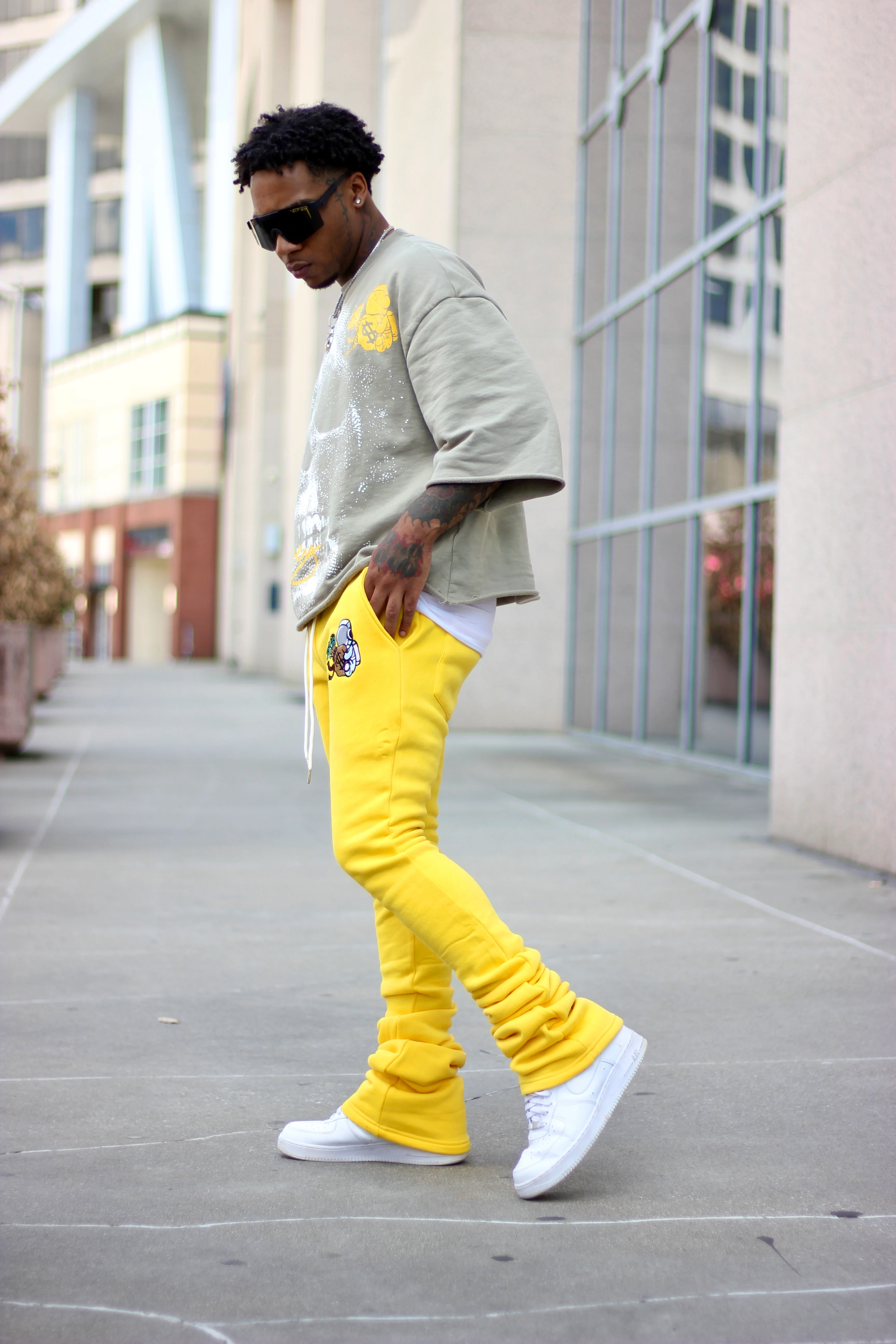 Blue Motion Cropped Tee - Image 5