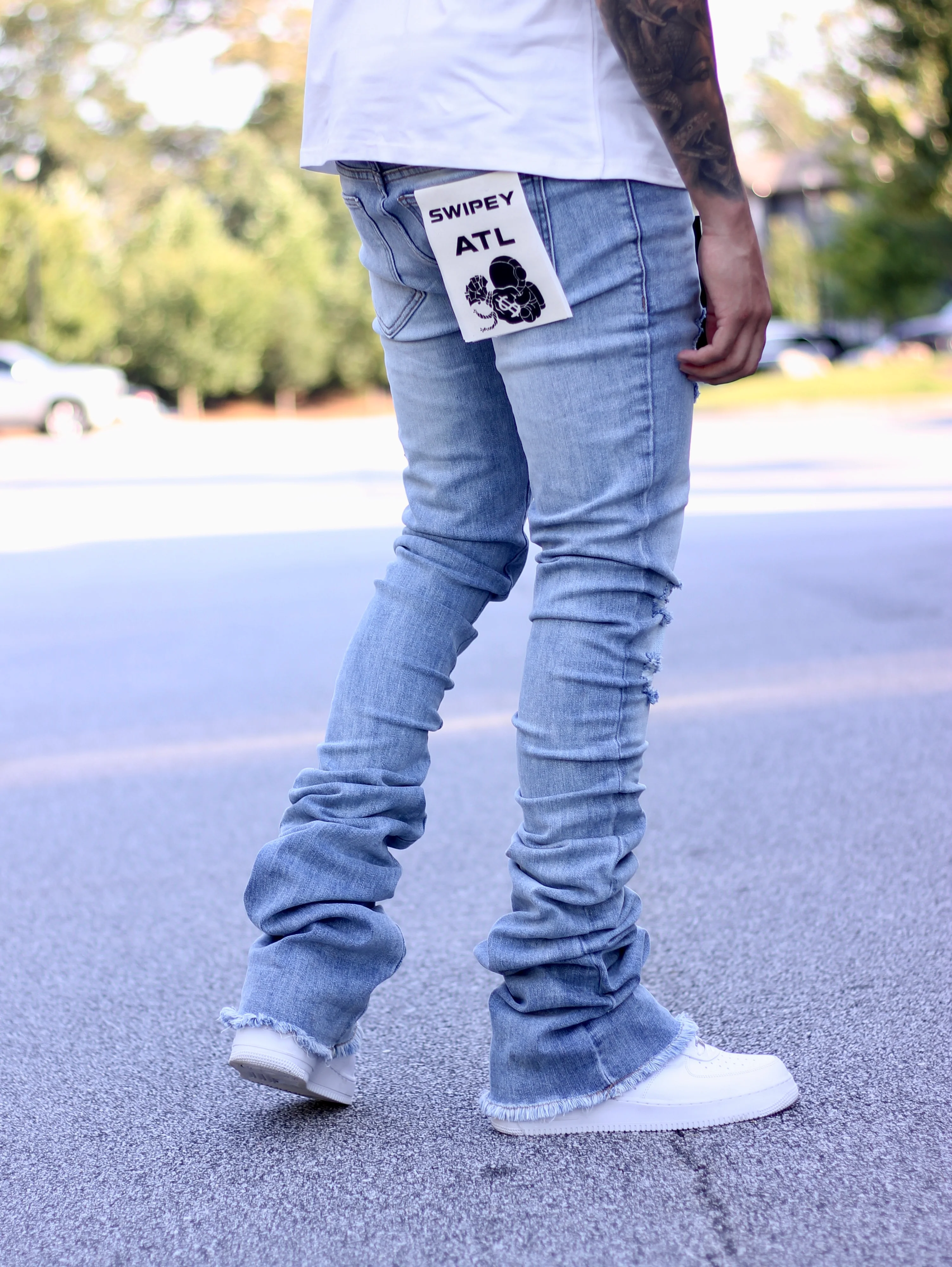 Blue Swipey Denim - Image 3
