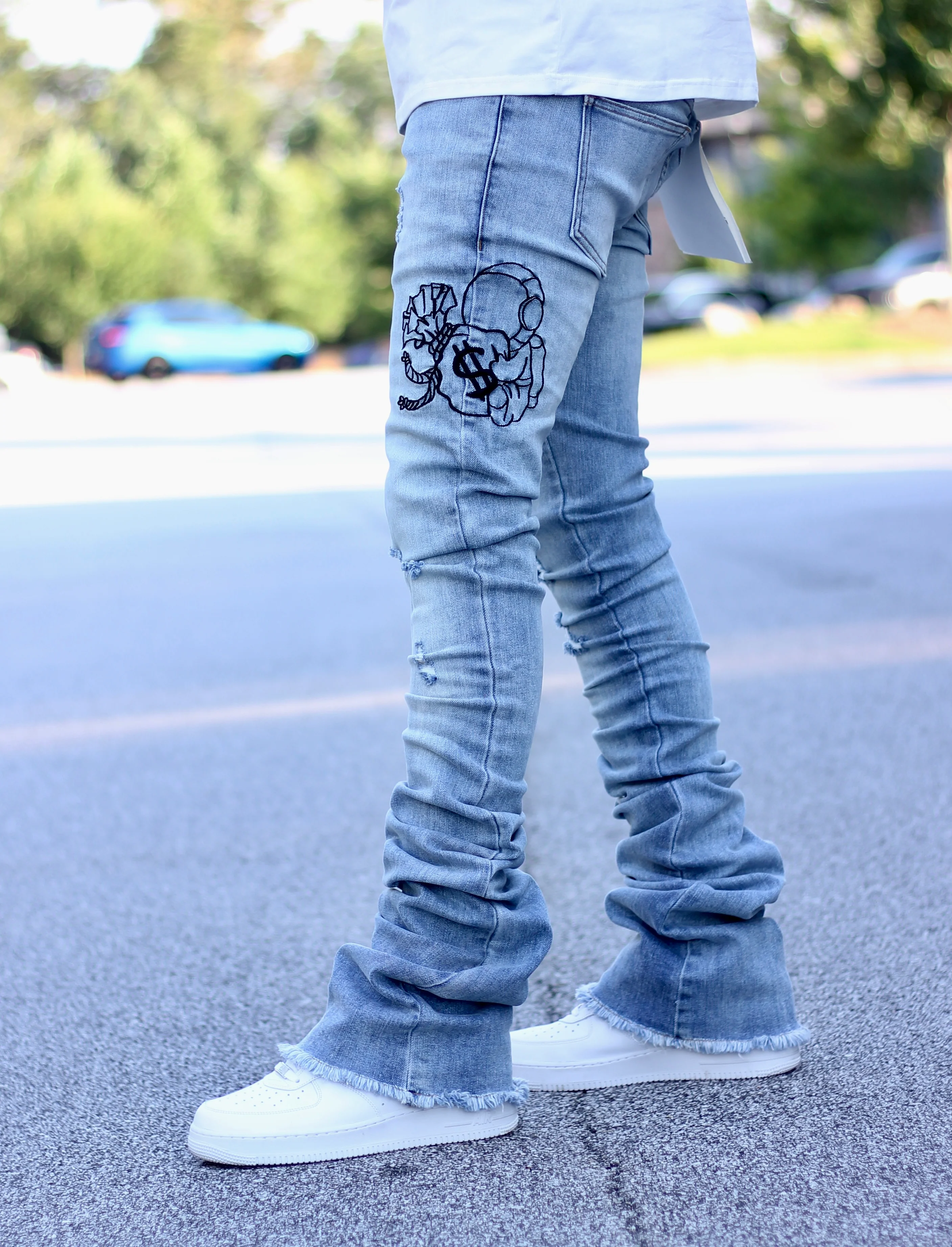 Blue Swipey Denim - Image 4