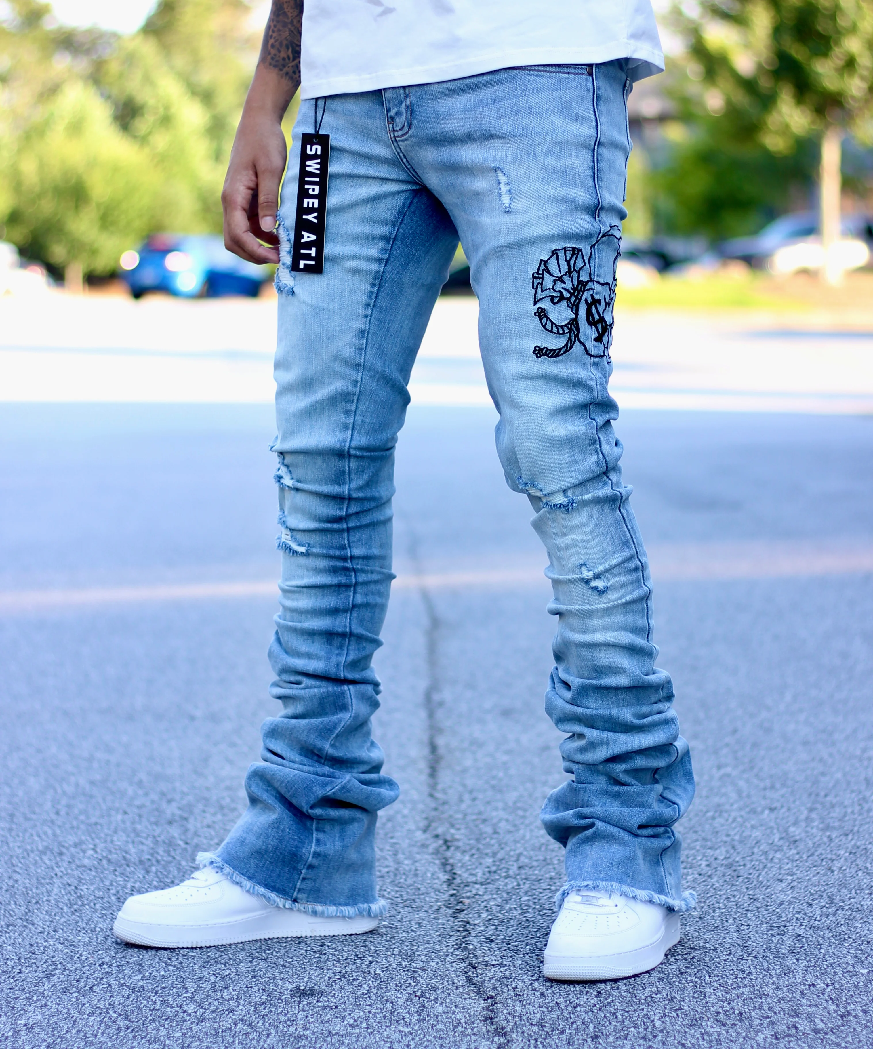 Blue Swipey Denim - Image 5