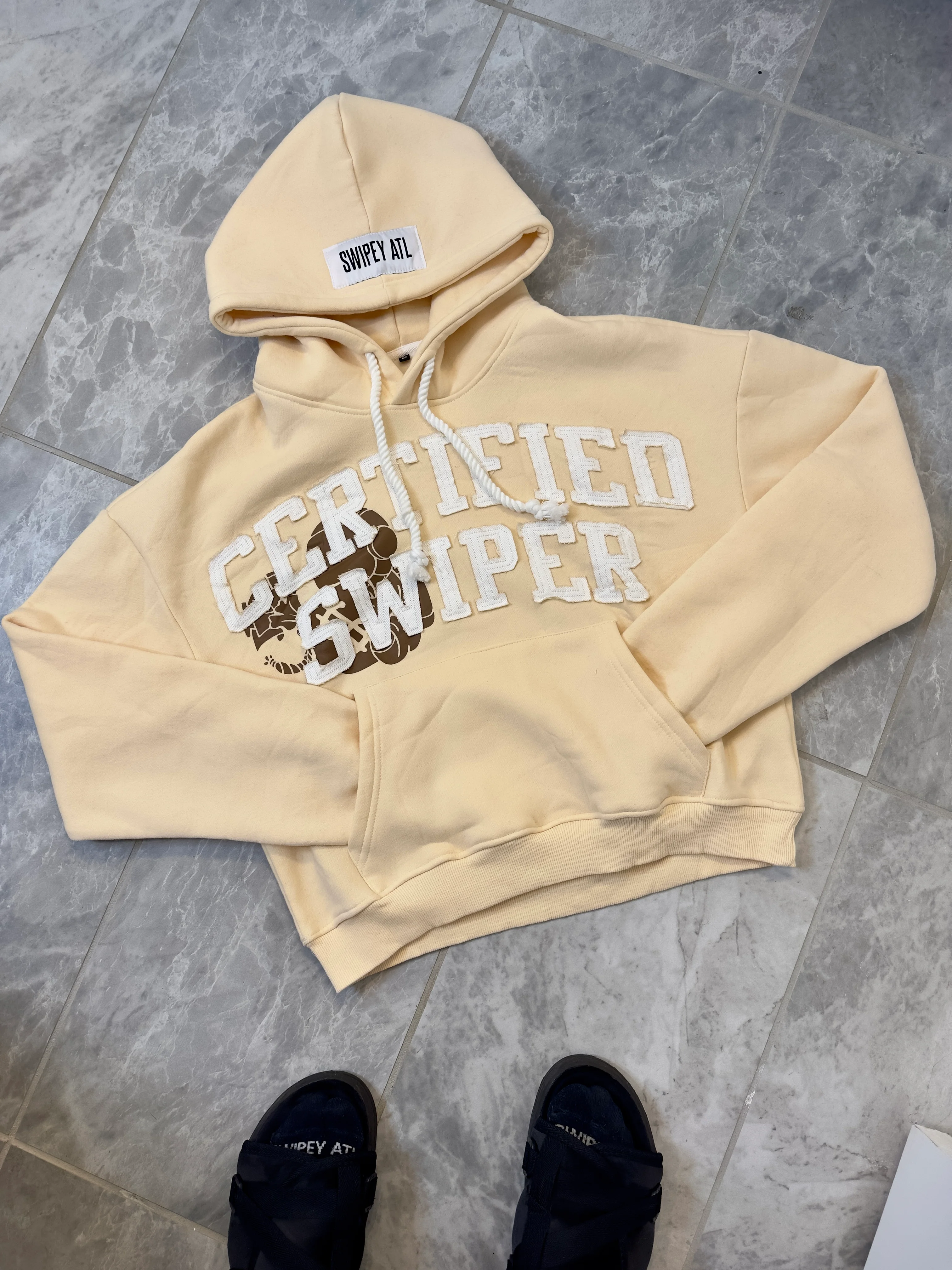 Cream Certified Swiper Hoodie - Image 5