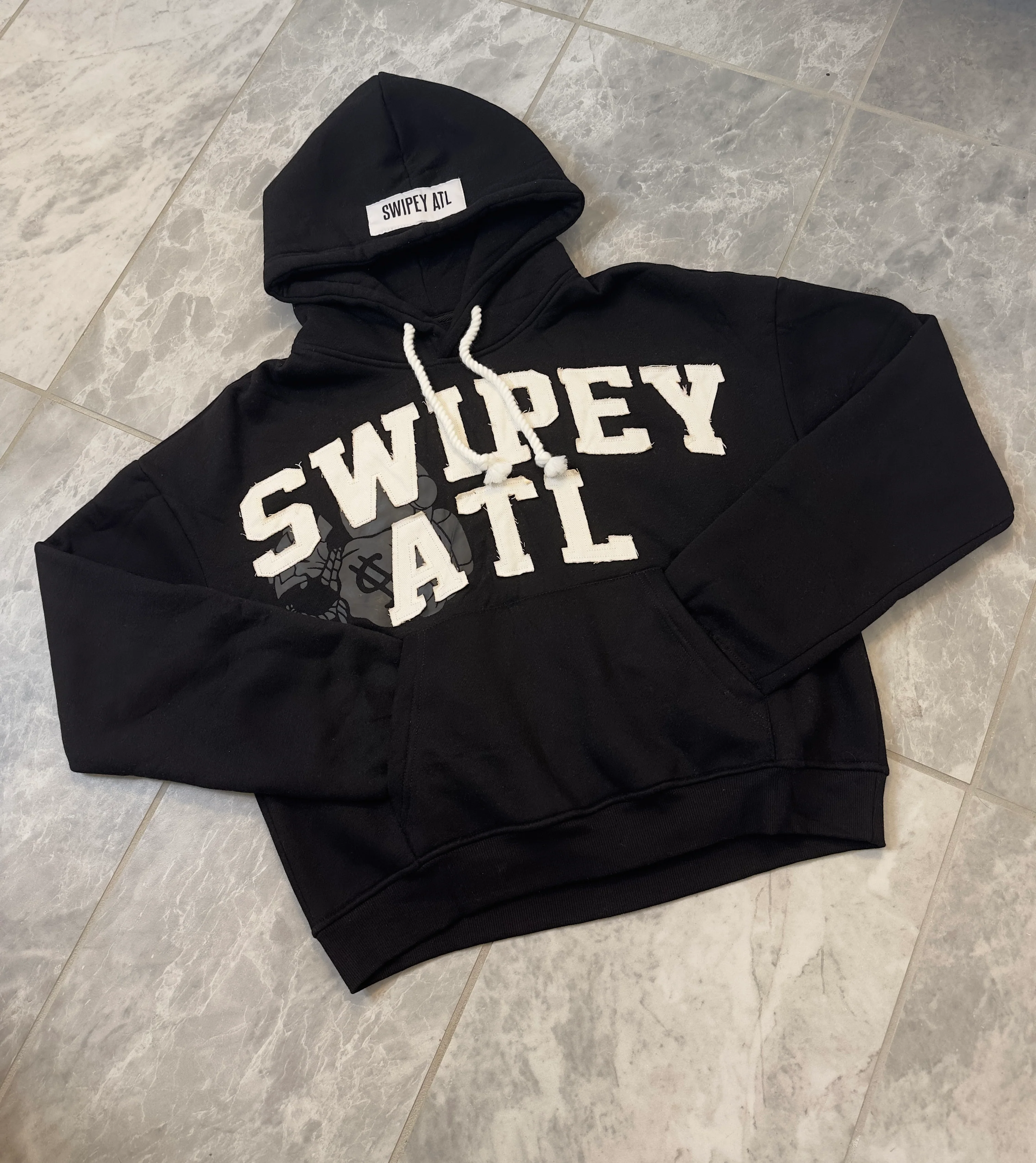 Black Distressed Hoodie - Image 5