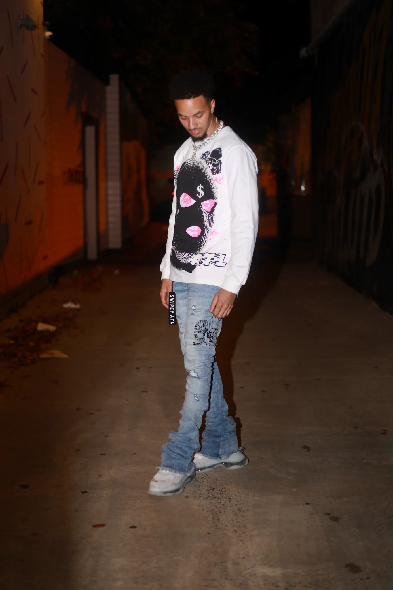 Oversized POMB Long Sleeve Tee - Image 3