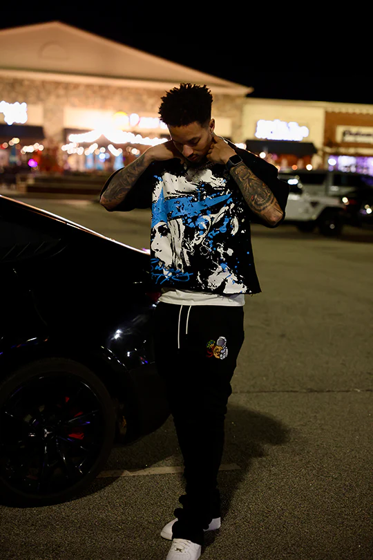 Blue PBLS Cropped Tee - Image 6