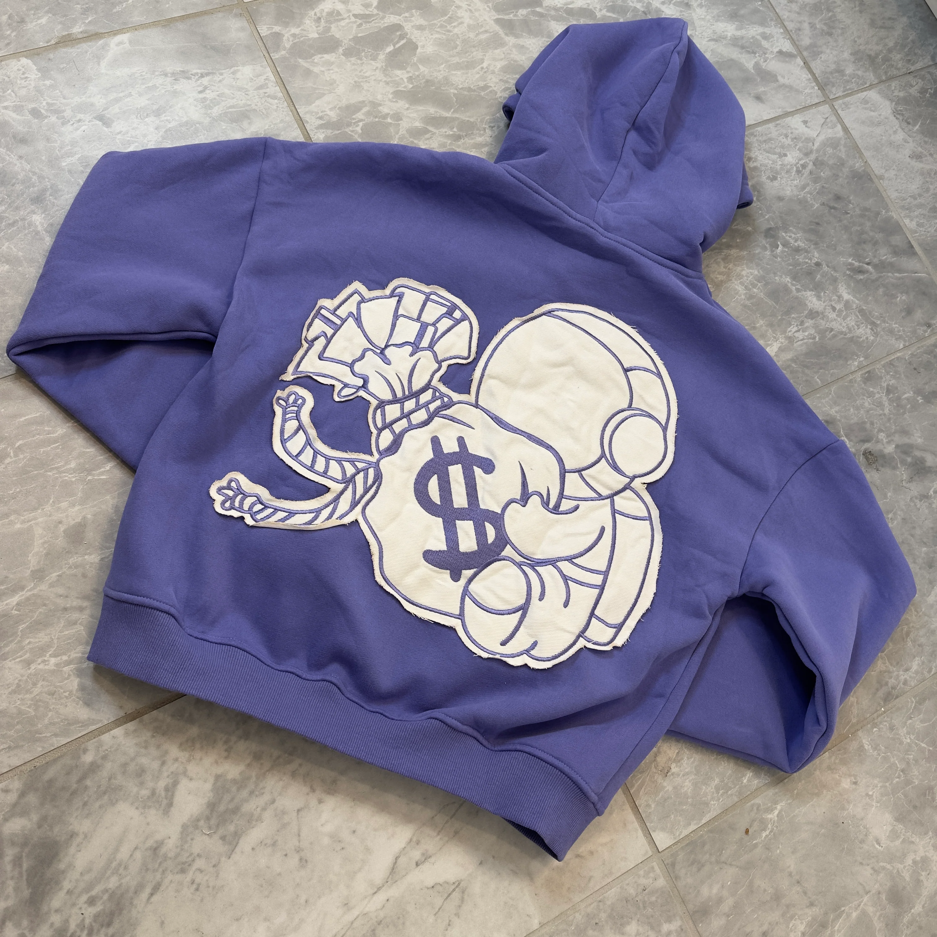Purple Distressed Hoodie - Image 5